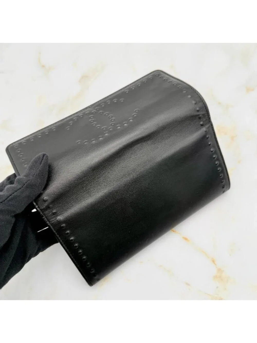 Chanel Studded CC Logo Wallet